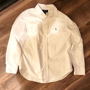 Boys Polo Ralph Lauren size M 10/12 button down long sleeve